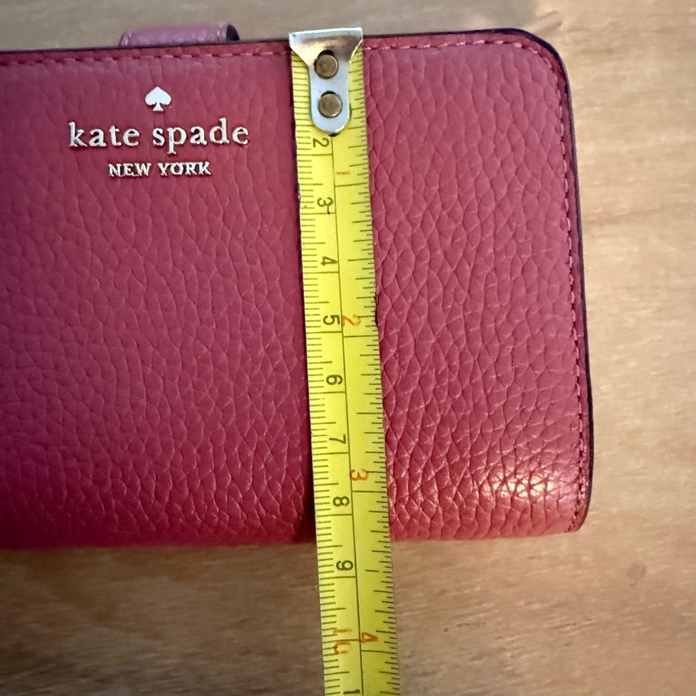 Kate Spade Outlet RaspberryTextured Wallet - Picture 11 of 11